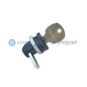 Alliance Dryer Lock Key and Nut (RL001) Replacement Part www.electriclaundryrepair.co.nz