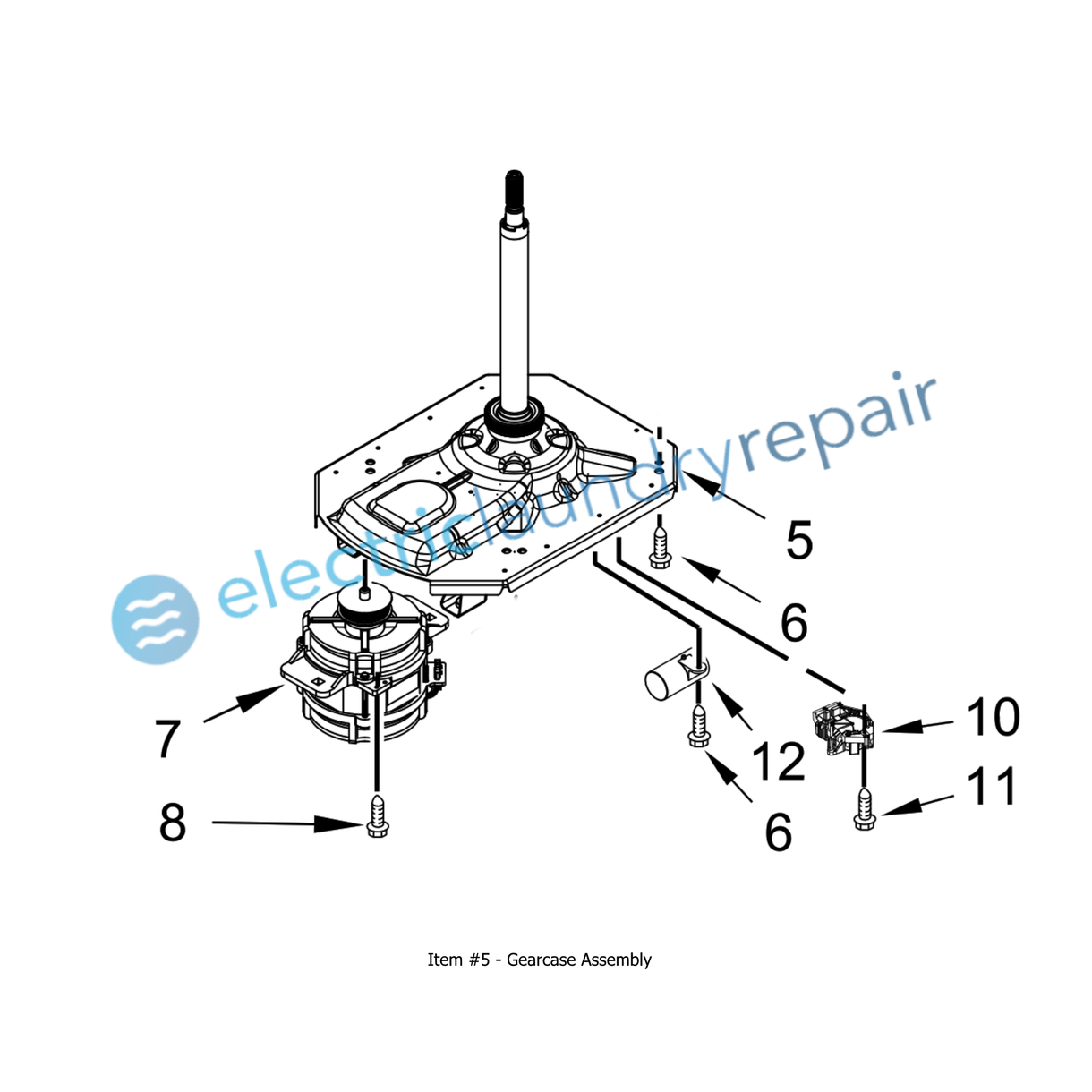 Maytag 11092242 Gearcase Assembly Washer Replacement Part Electric
