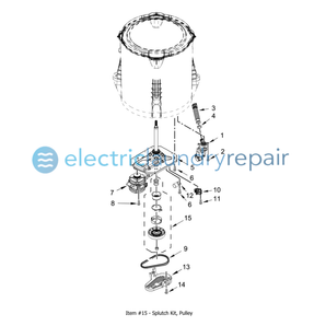 Maytag Pulley Splutch Kit Replacement Part www.electriclaundryrepair.co.nz